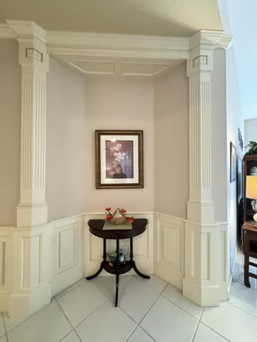 decorated hall
