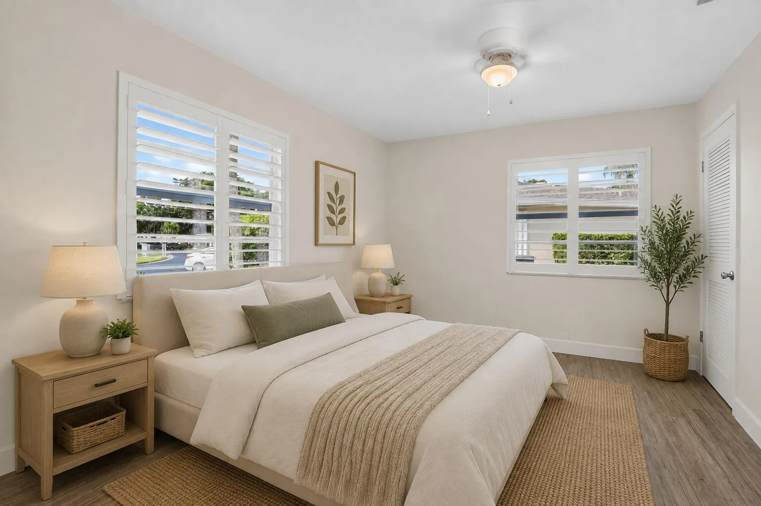 Virtually Staged 2nd Bedroom