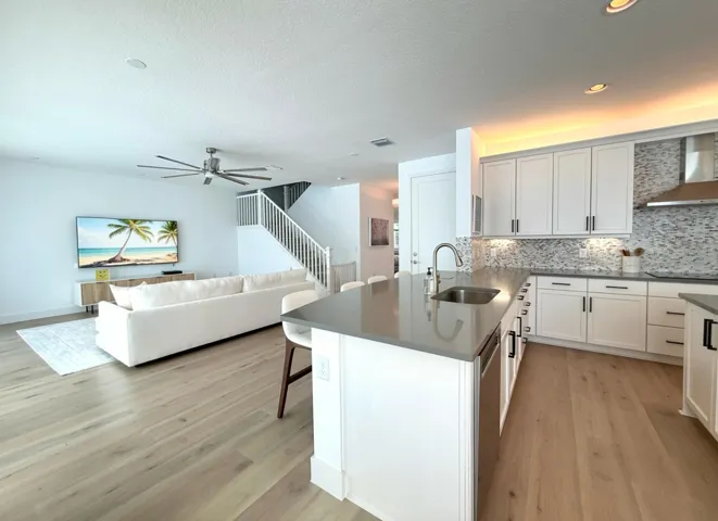 Kitchen / Living wide angle
