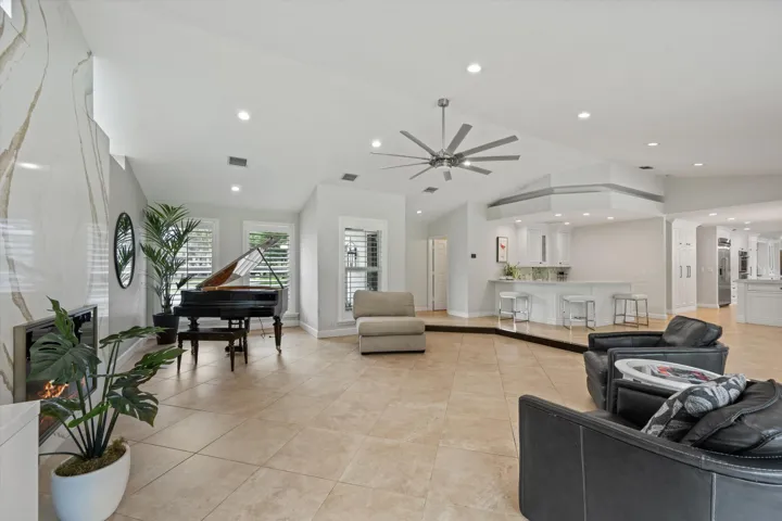 Family Room and Bar Area