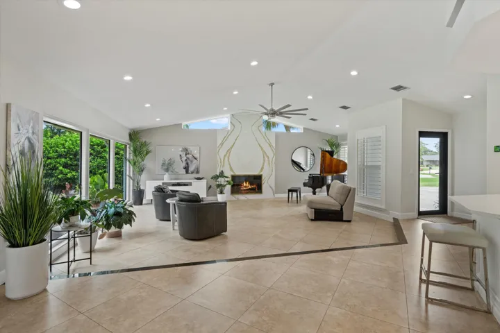Fantastic Family Room off Kitchen