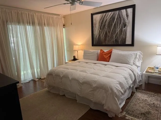 master bedroom with king bed