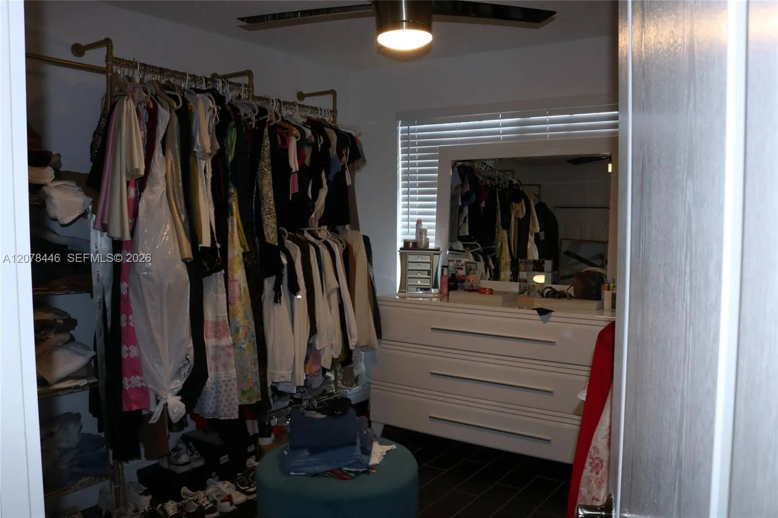 Used as an additional closet