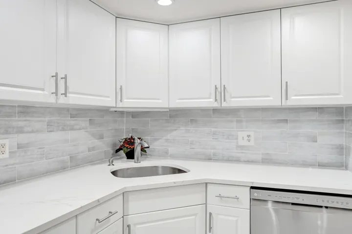 White Quartz Kitchen
