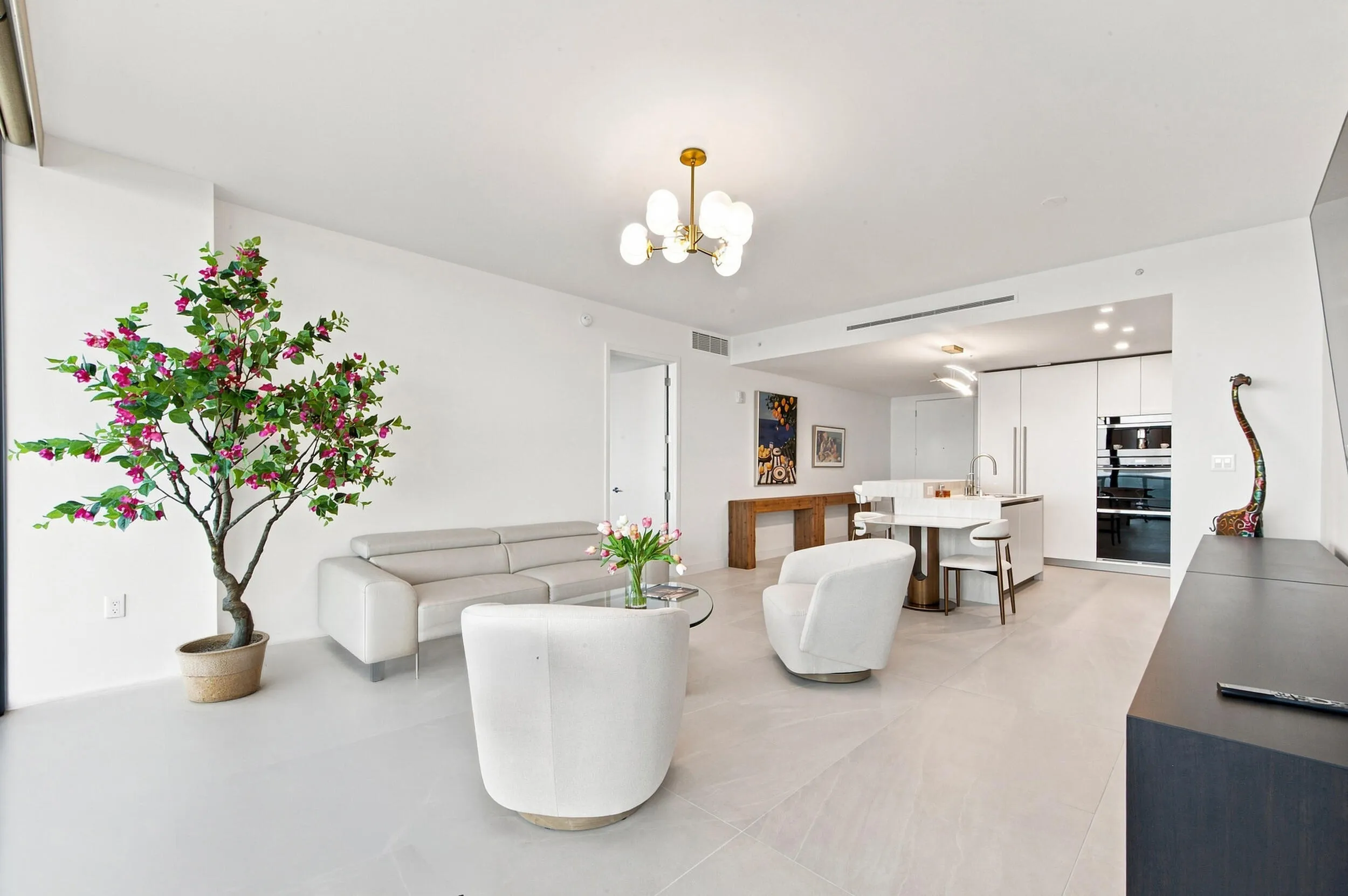 Living Room & Kitchen