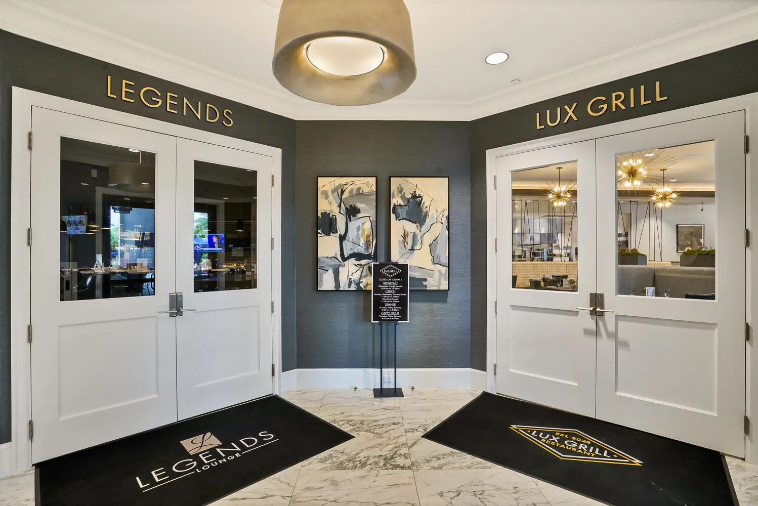 ENTRANCE TO LUX GRILL