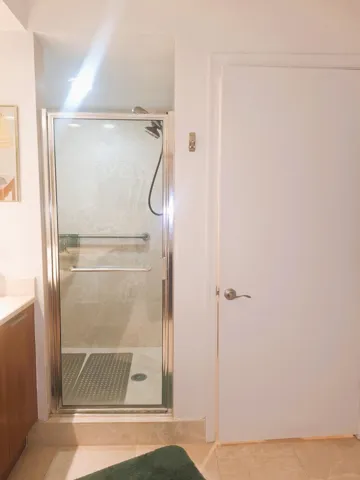Master shower