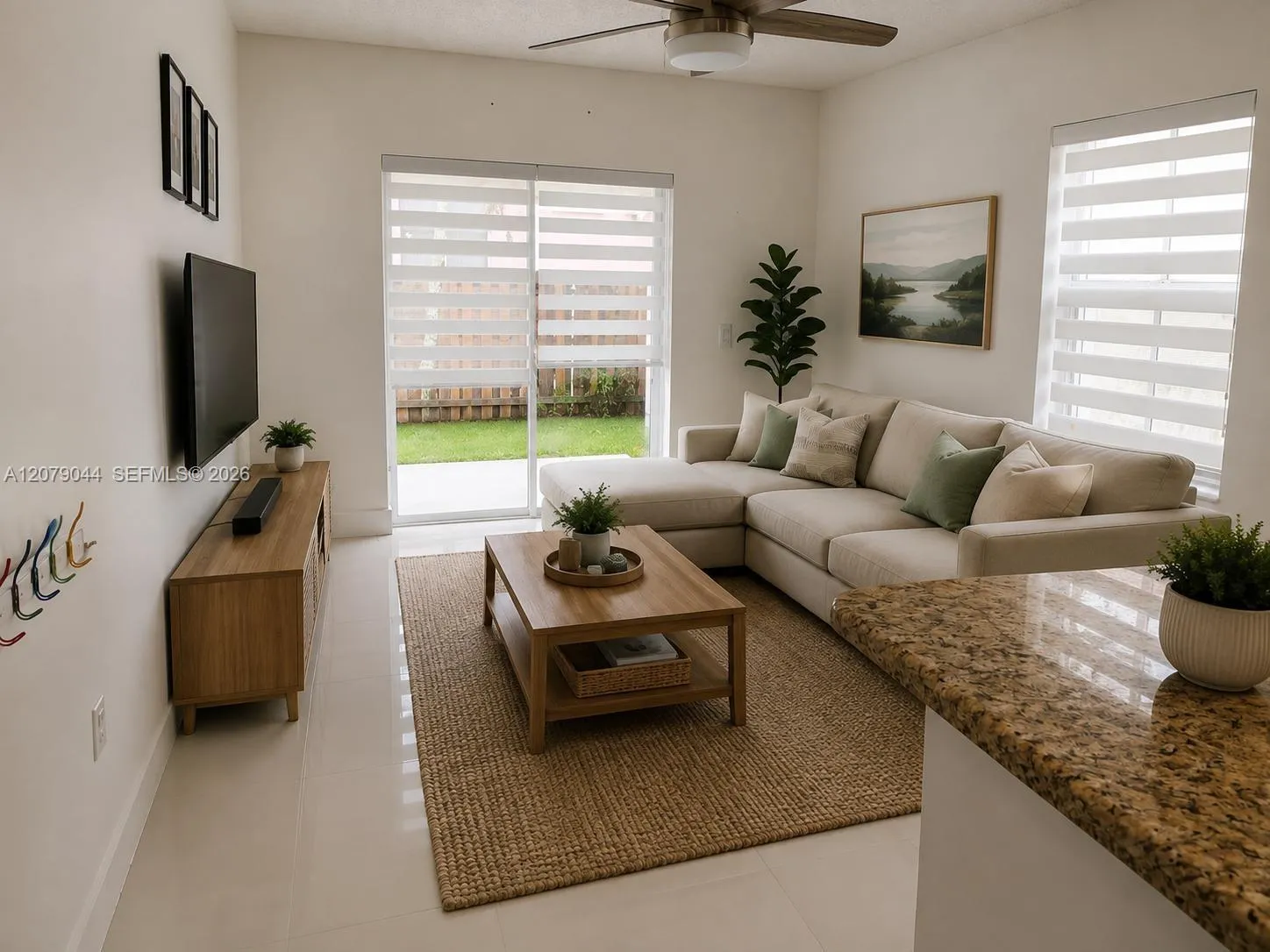 Living Room Staged