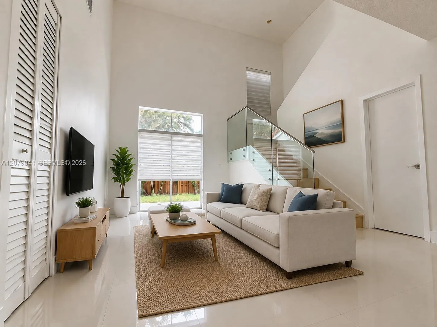 Living Room Staged
