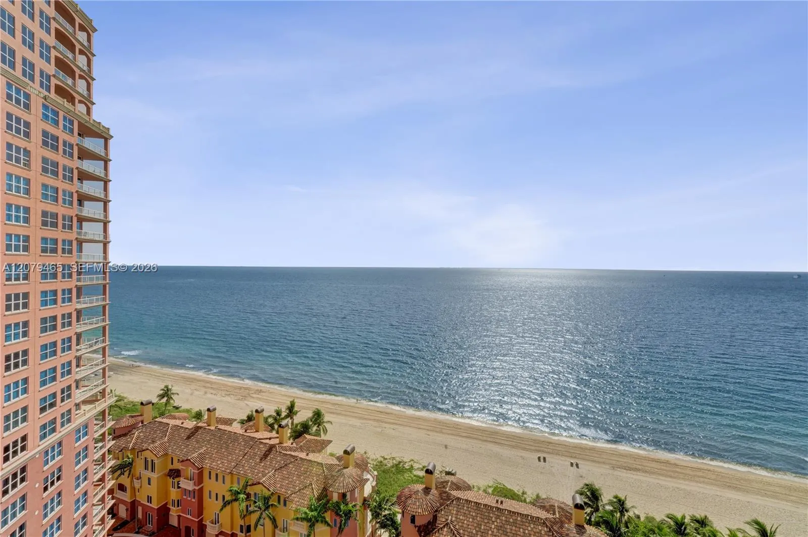 View from balcony facing north