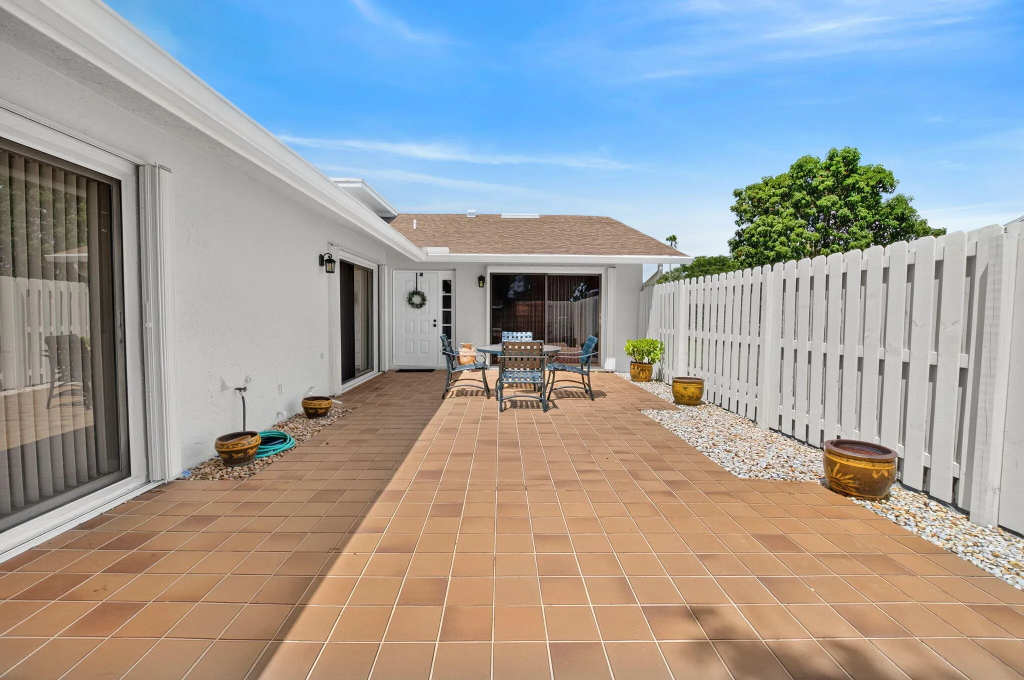 Large Private Courtyard Entrance