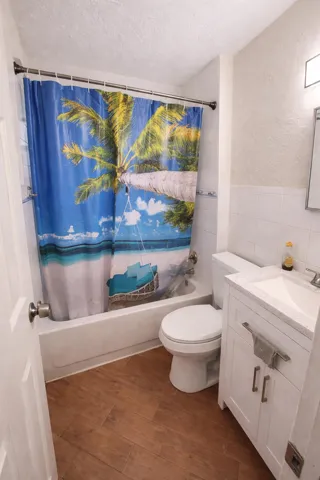 Room brightened to show detail. (unit shows darker)