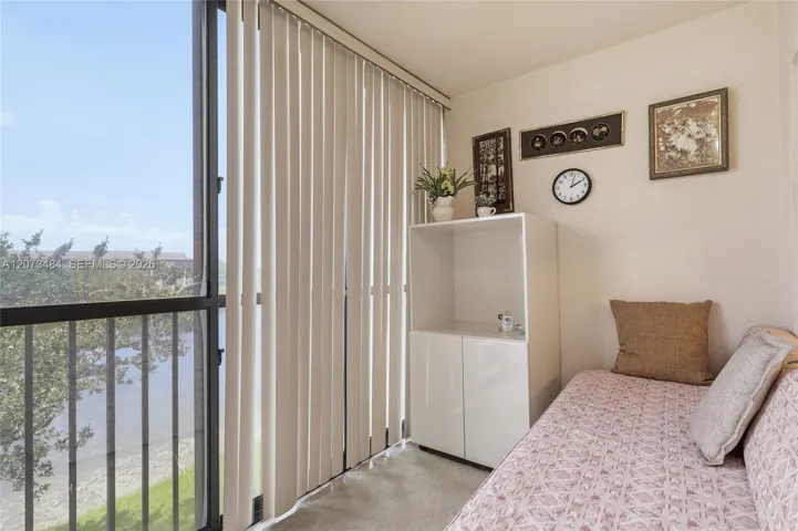 Enclosed balcony expands living area