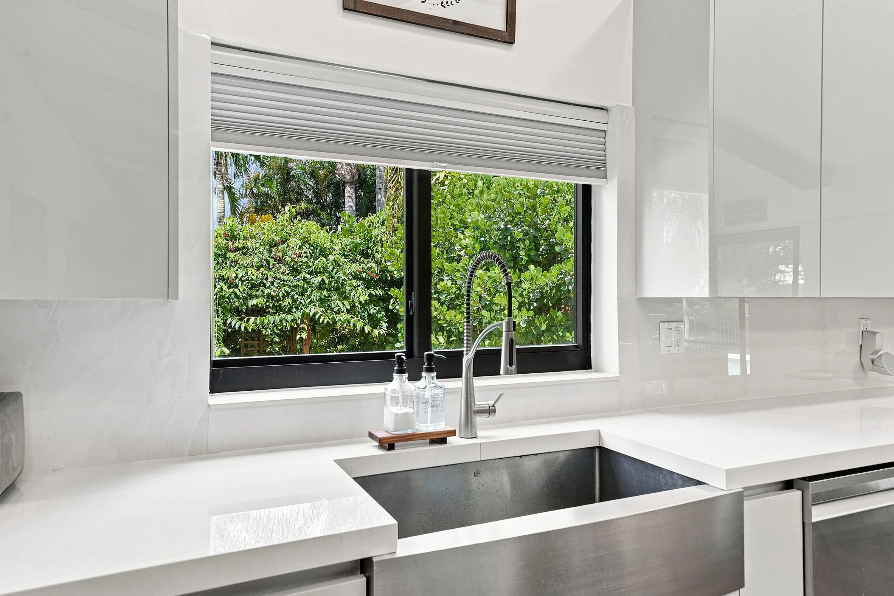 Kitchen Sink with Garden View