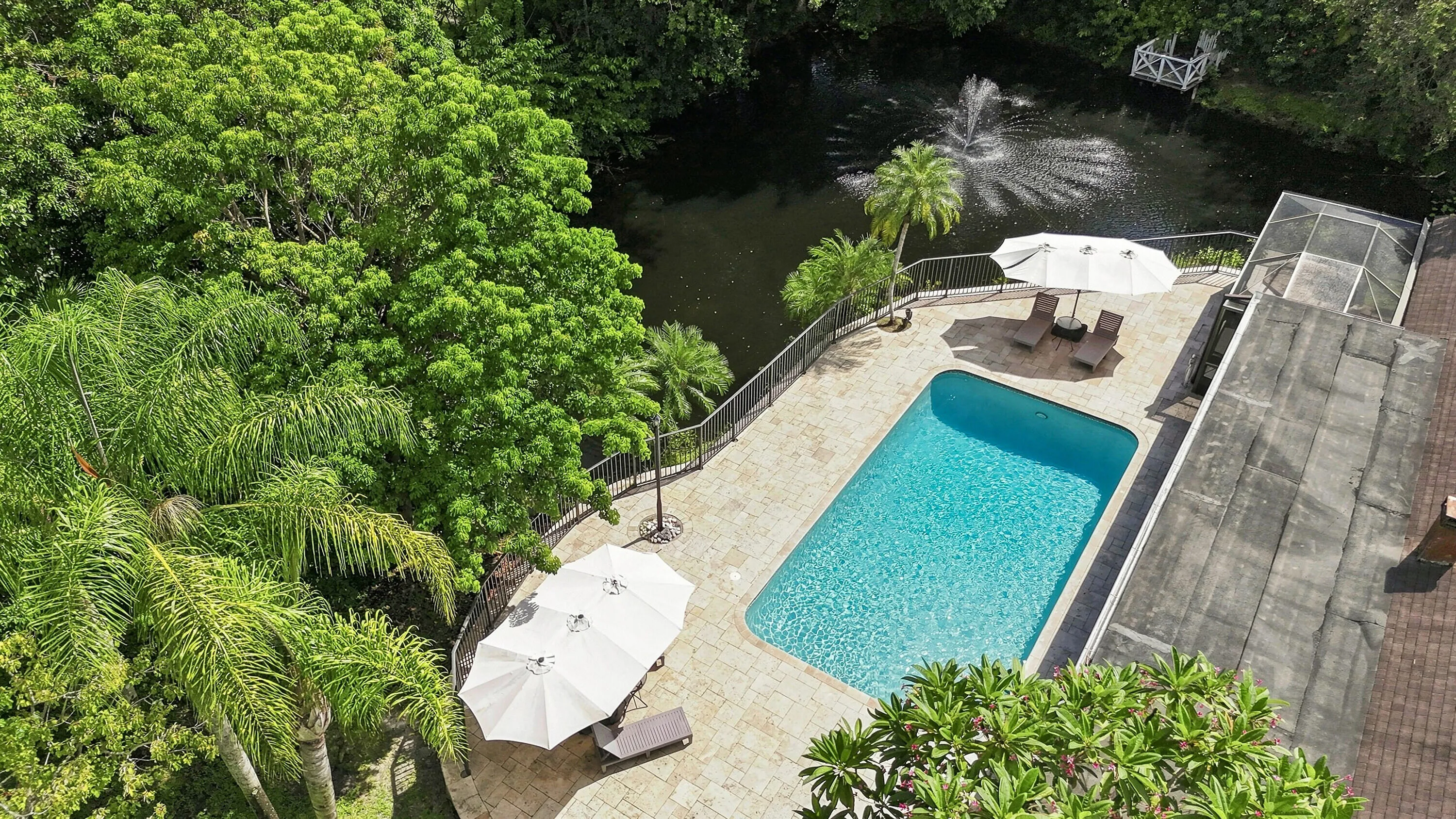 Aerial Pool View