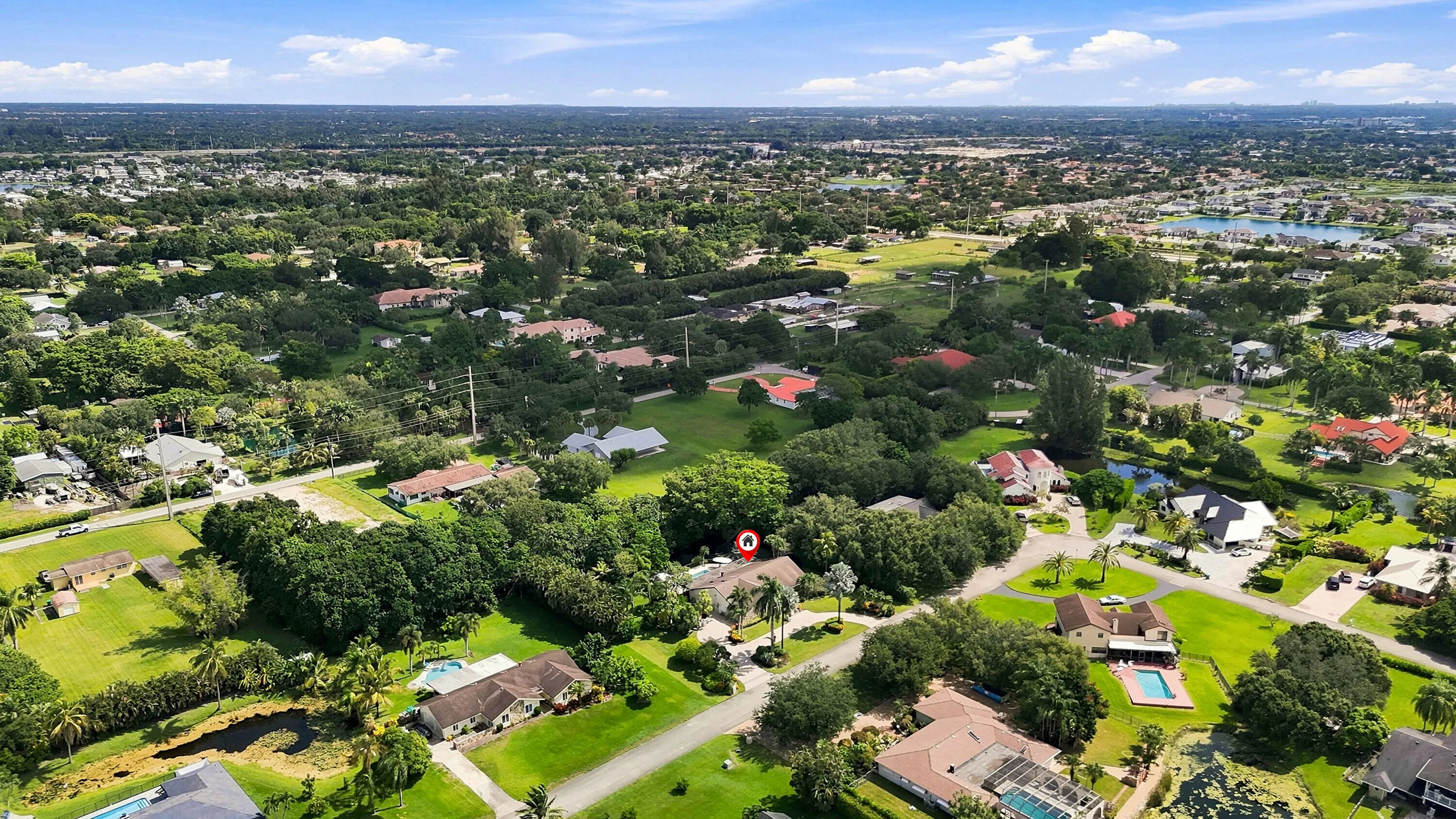 Aerial Neighborhood View