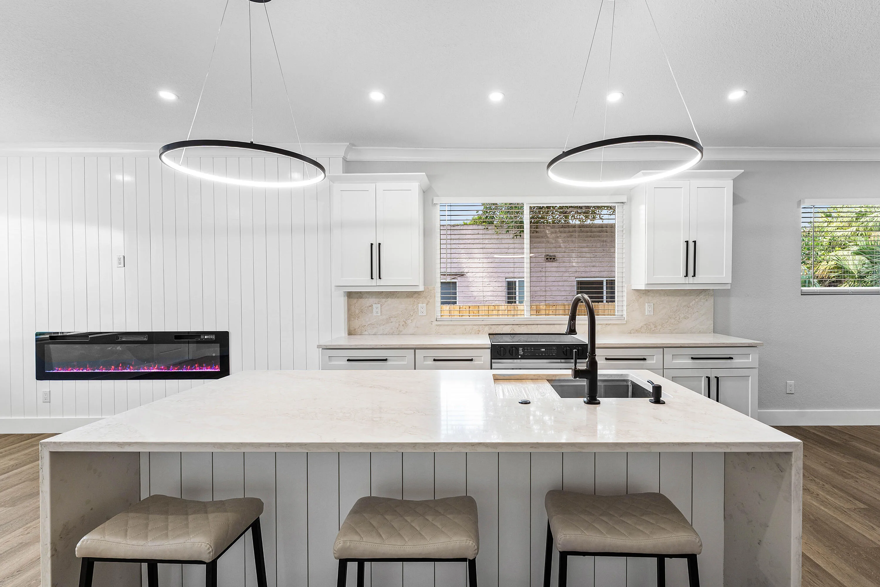 WATERFALL KITCHEN ISLAND