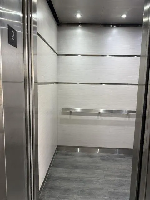 new elevator on the builing