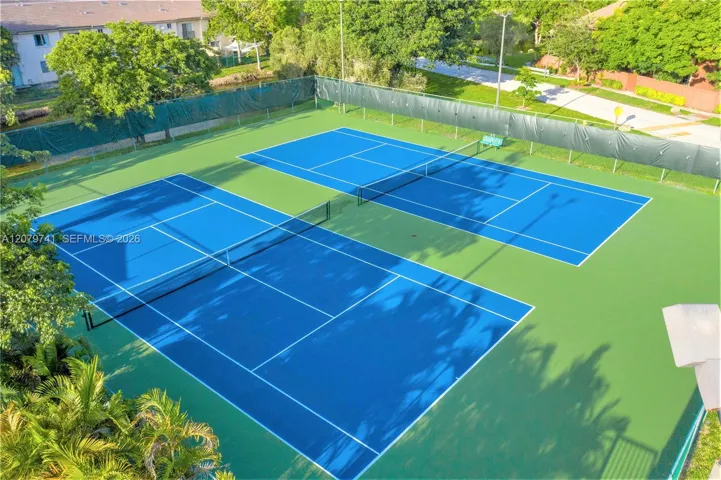 2 of the 3 tennis courts