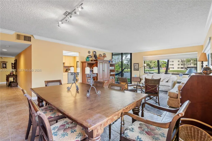 A full-size dining table...