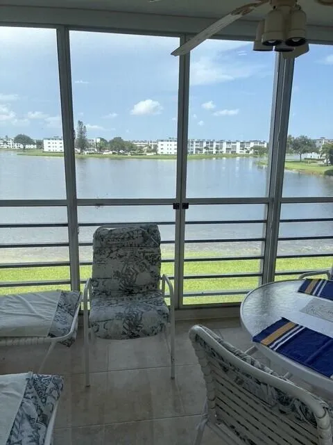 Lake View from Enclosed Balcony