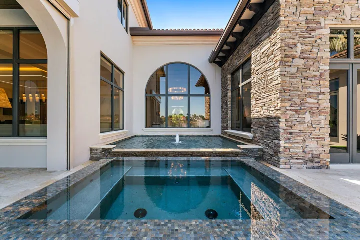 View from Spa to Living Room