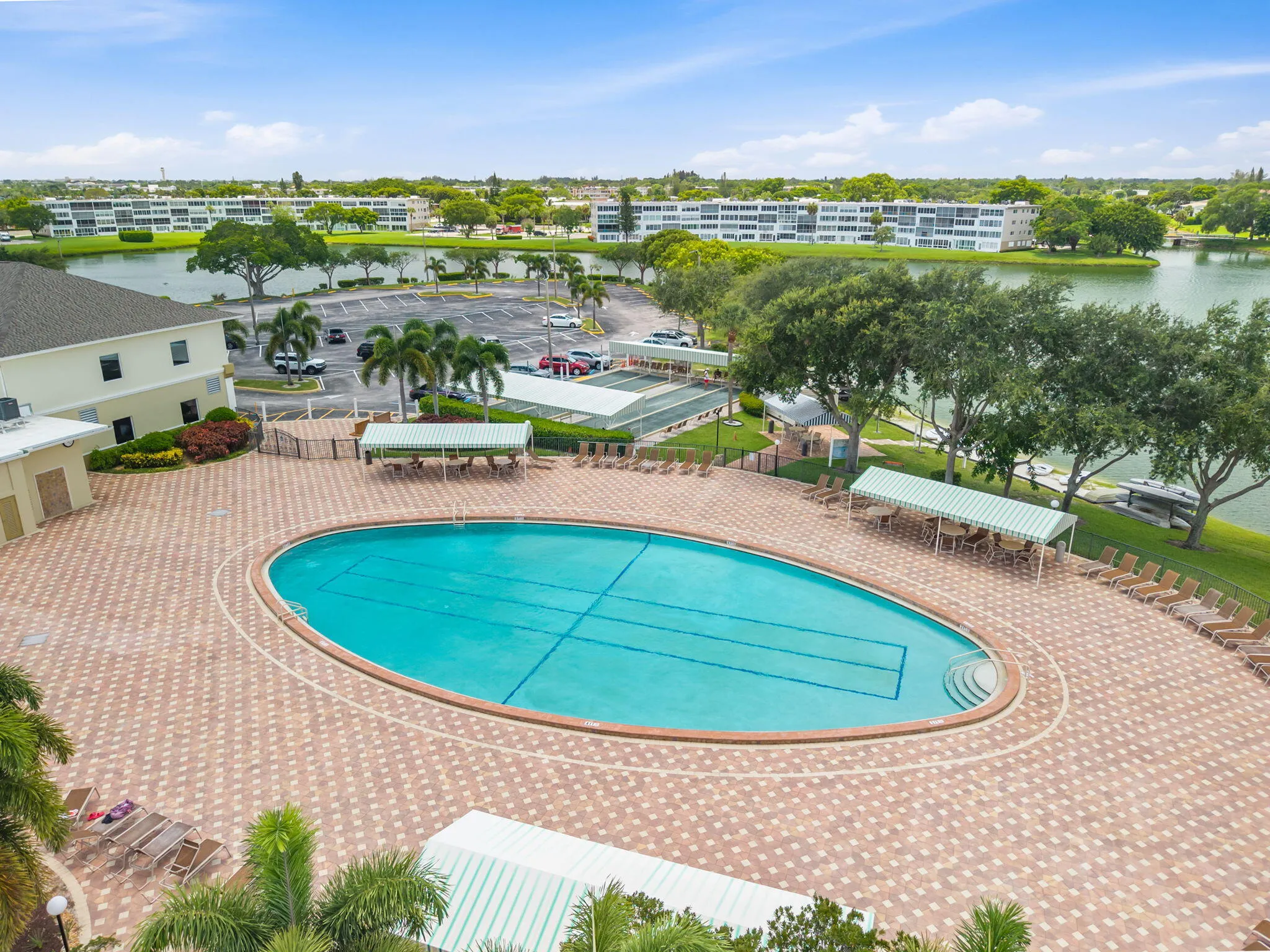 Arial View of Pool