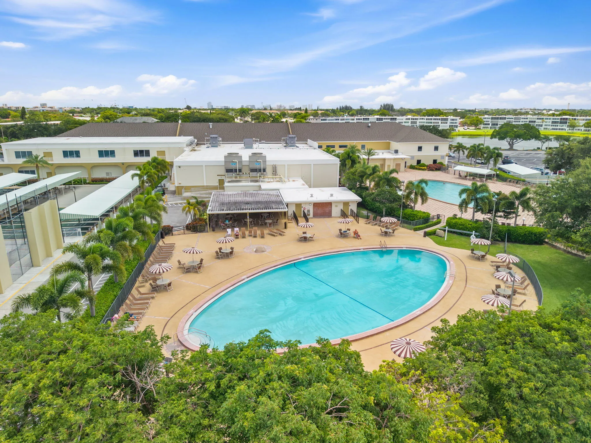 Arial View of Pool