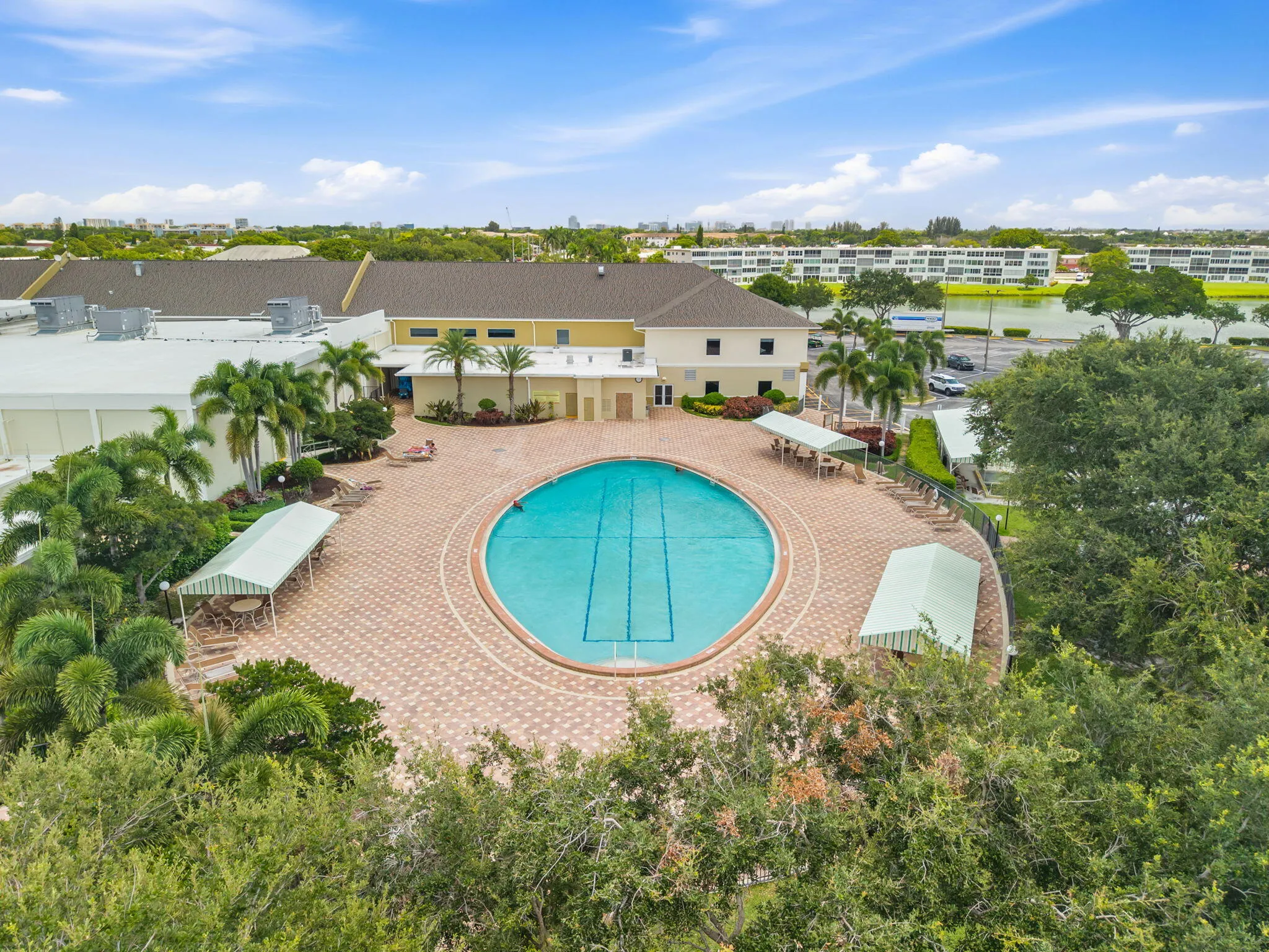 Arial View of Pool