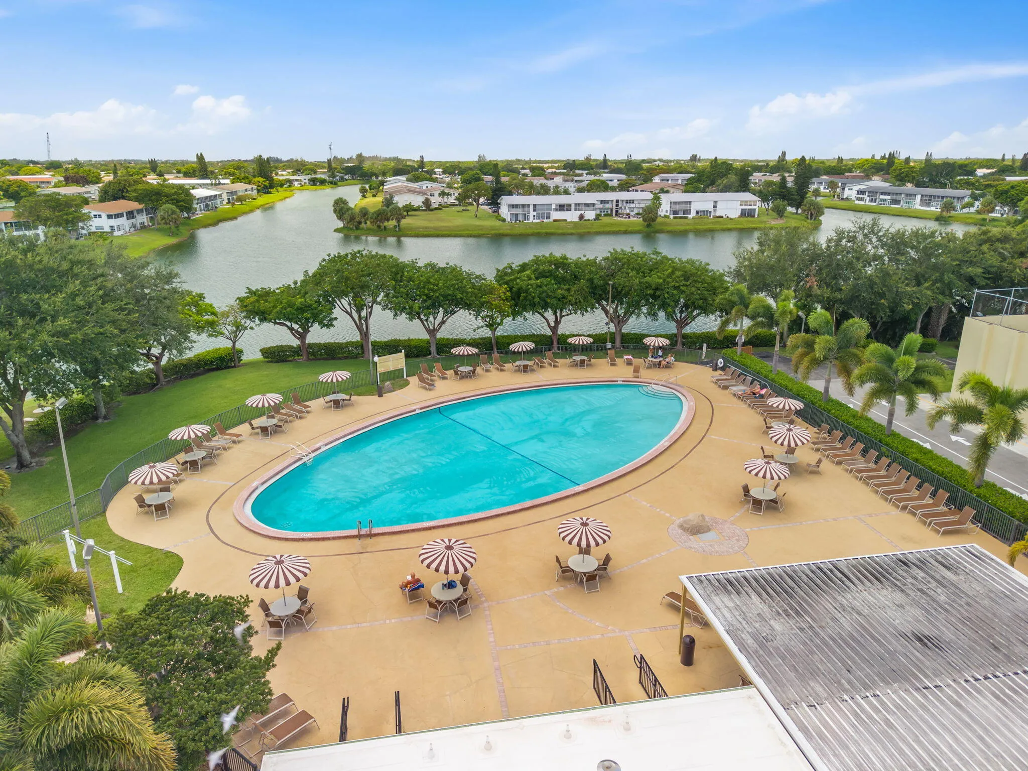 Arial View of Pool