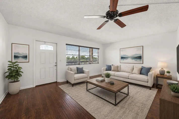Digitally Staged - Living Room Staged