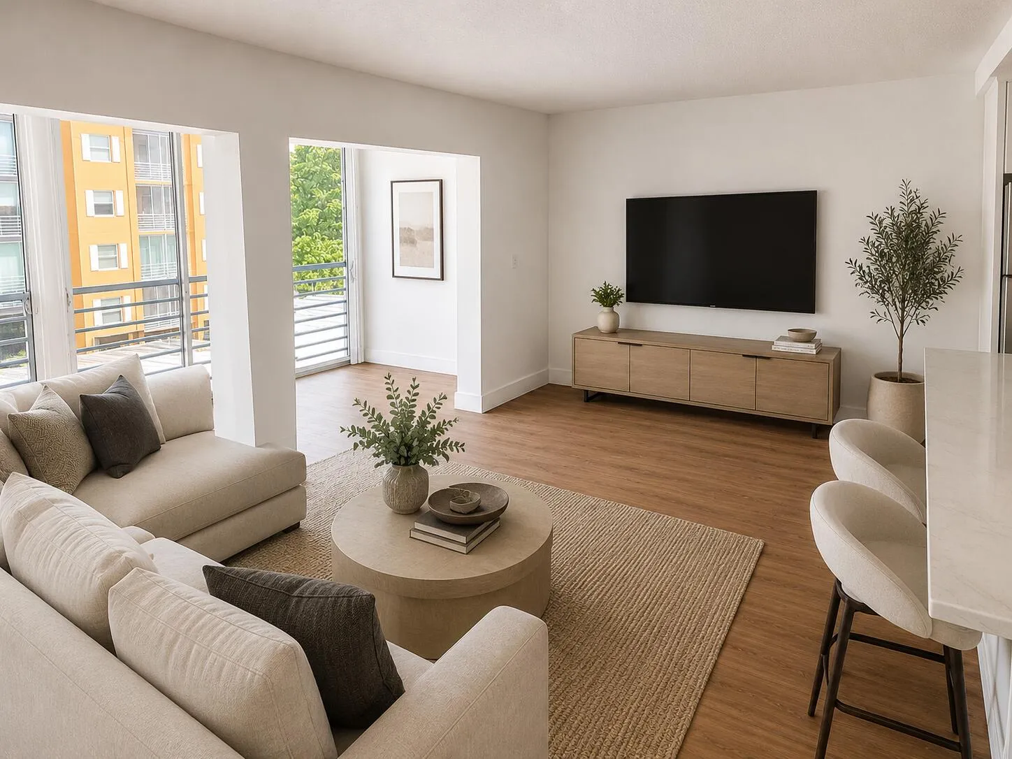 Staged Living Area