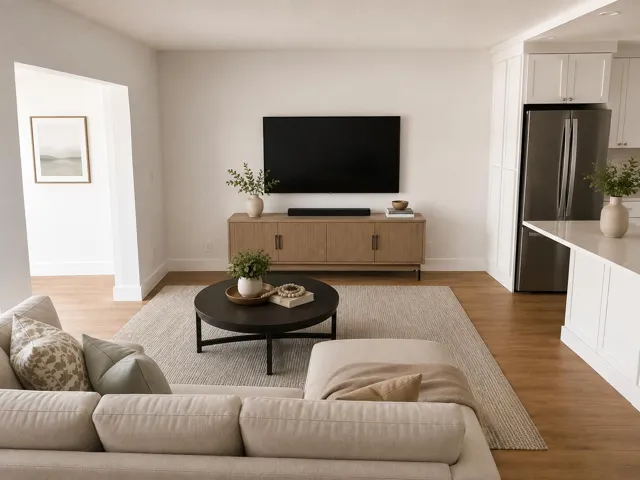 Living Room Staged