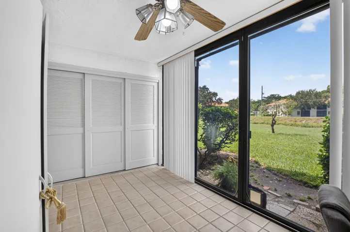 Glass-Enclosed Patio