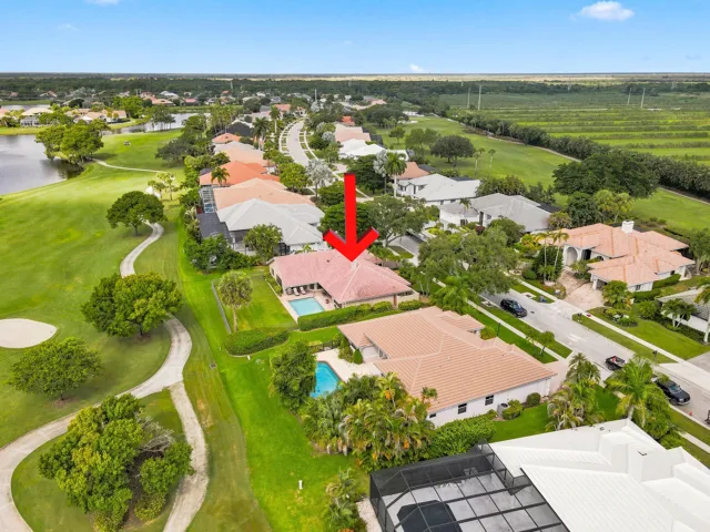 drone rear of house