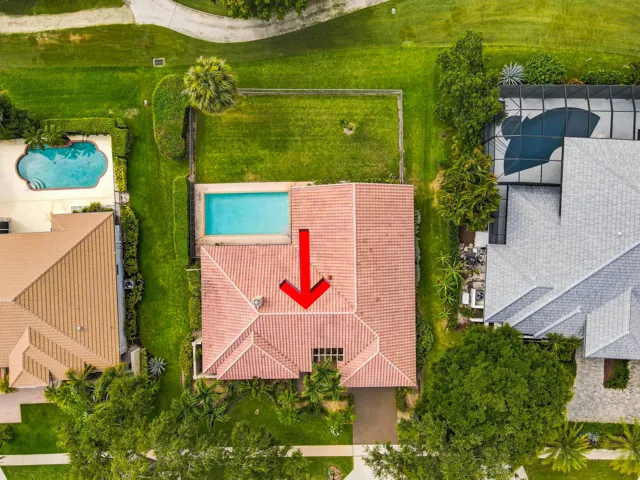 drone top of house