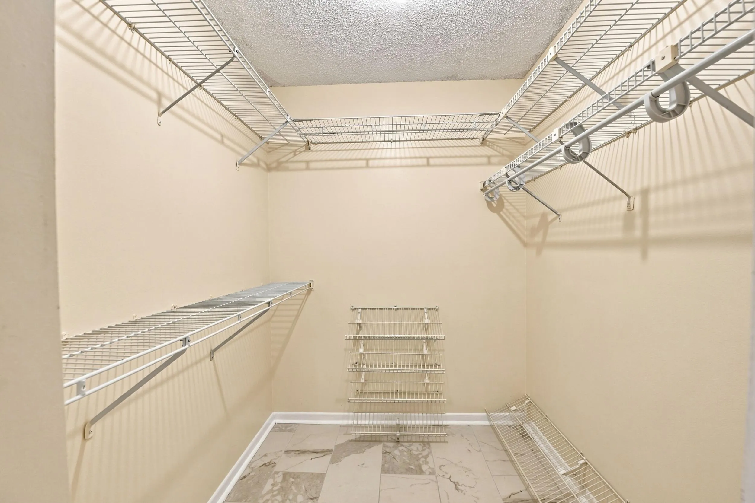 Primary closet