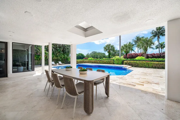 Covered patio