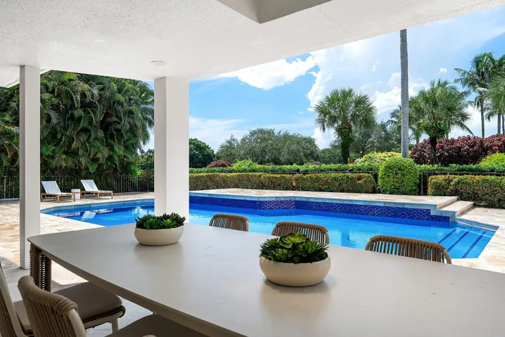 Covered patio