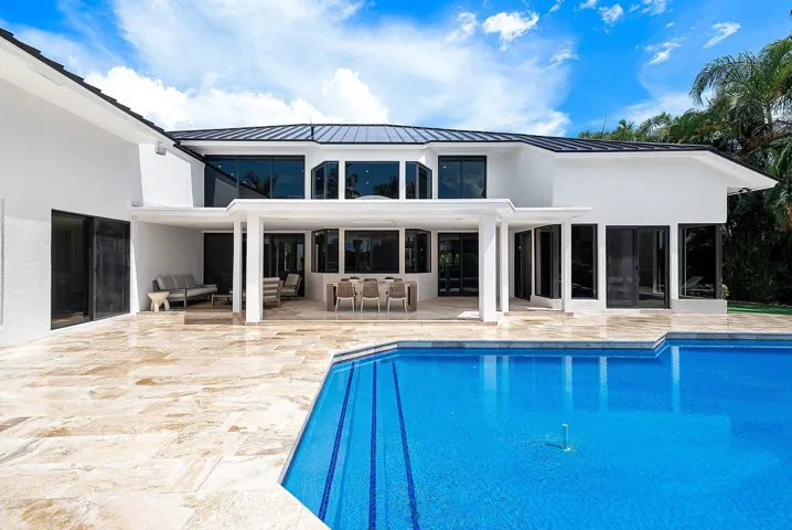 Covered patio