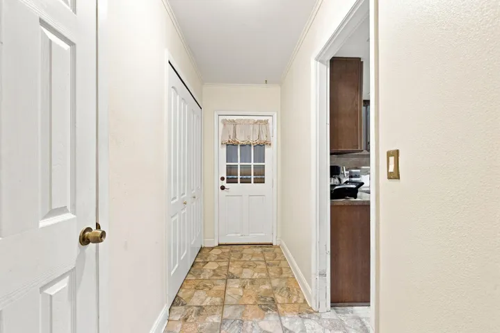 Laundry Area & Back Entrance
