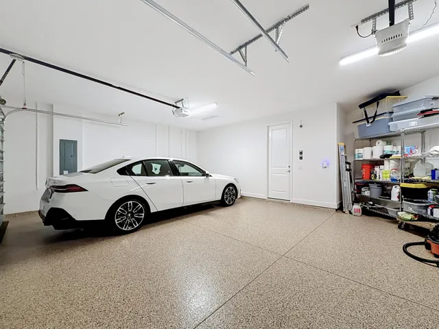 2 car garage + golf cart garage