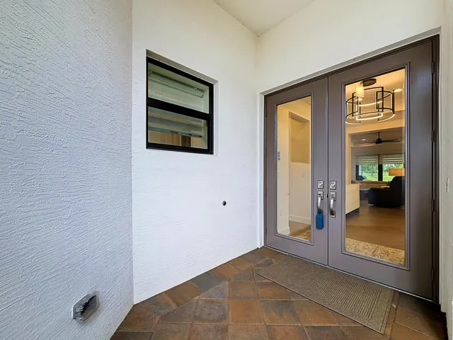 Front double doors