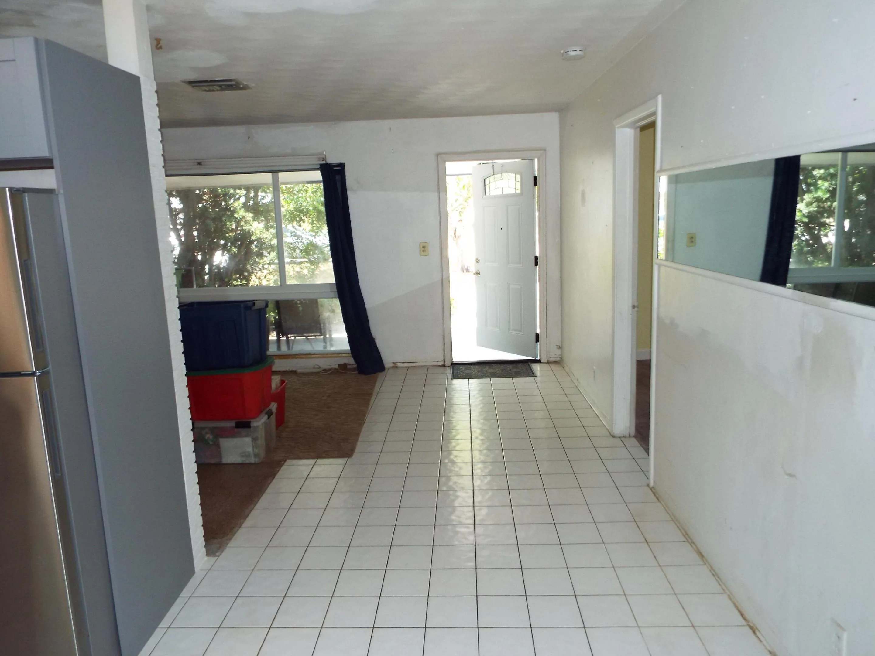 from kitchen to front door