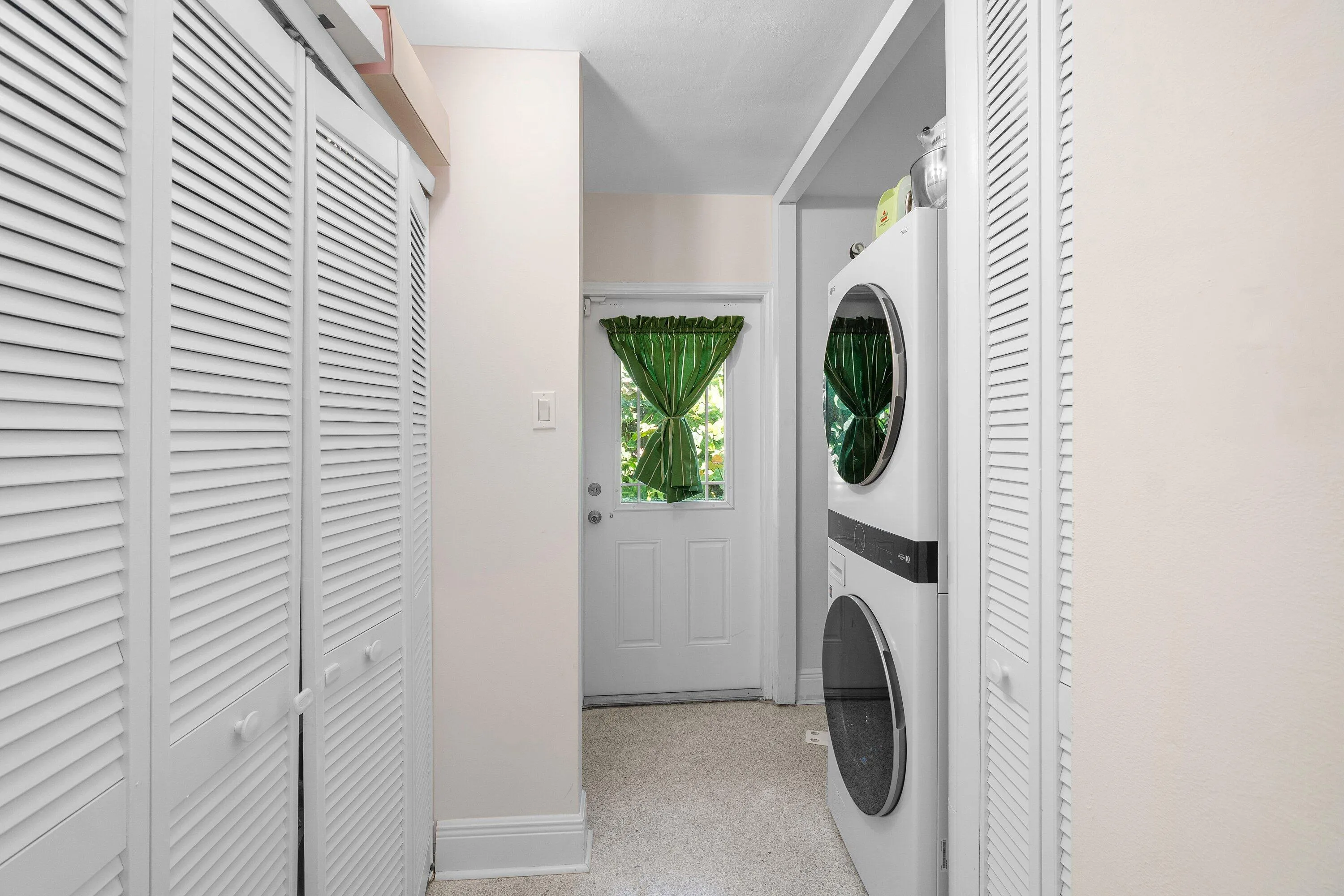 Large inside utility room