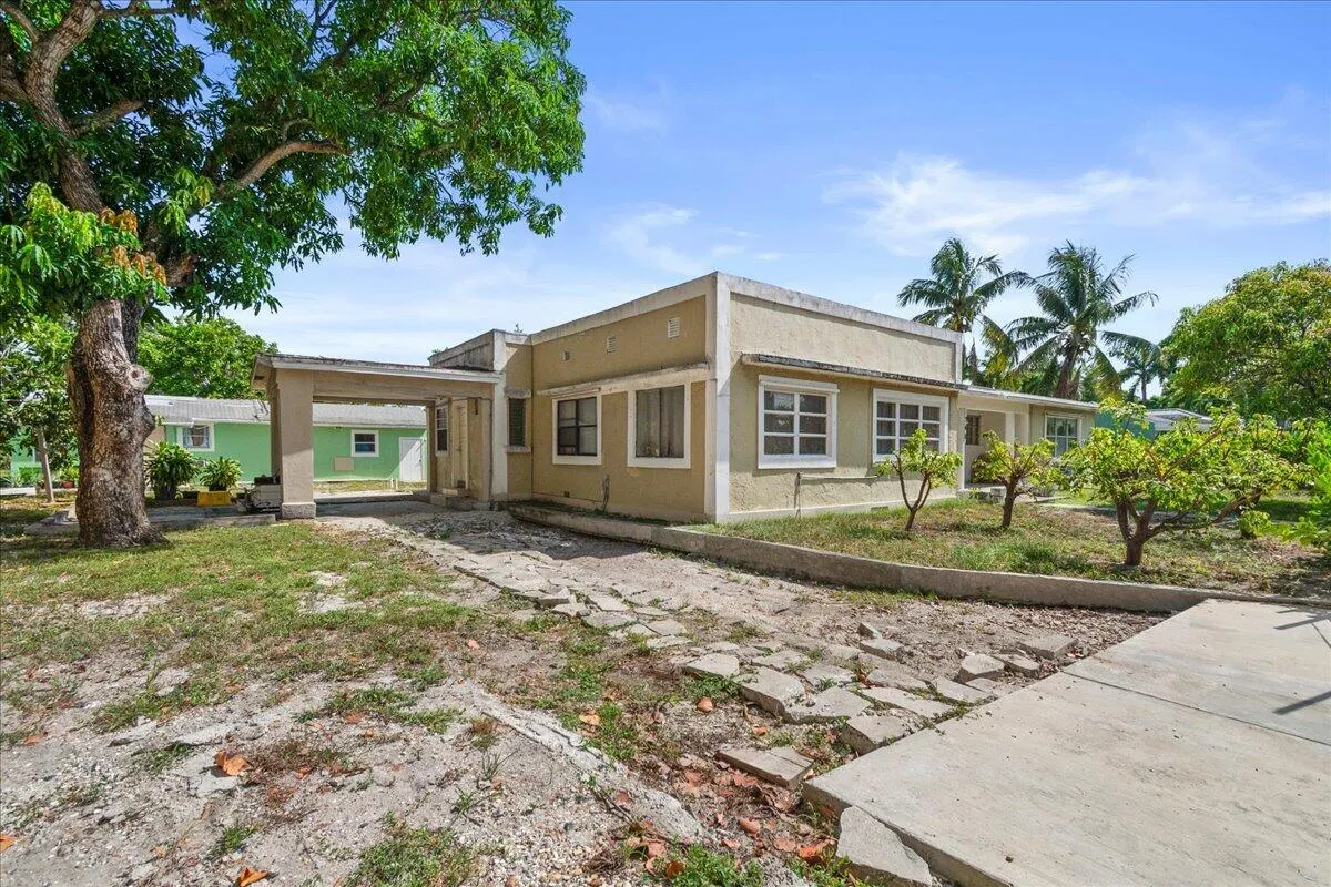 West Side of house with carport