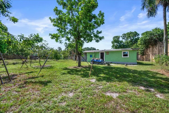 View of the property from west to east