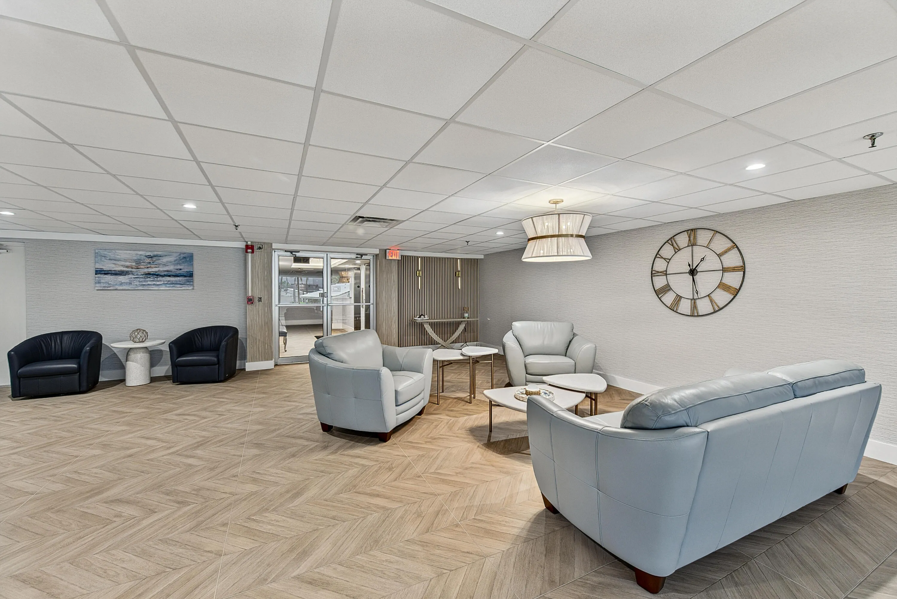 Recently Renovated Office Lobby Area