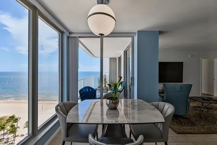 Dining Area with Ocean Views!