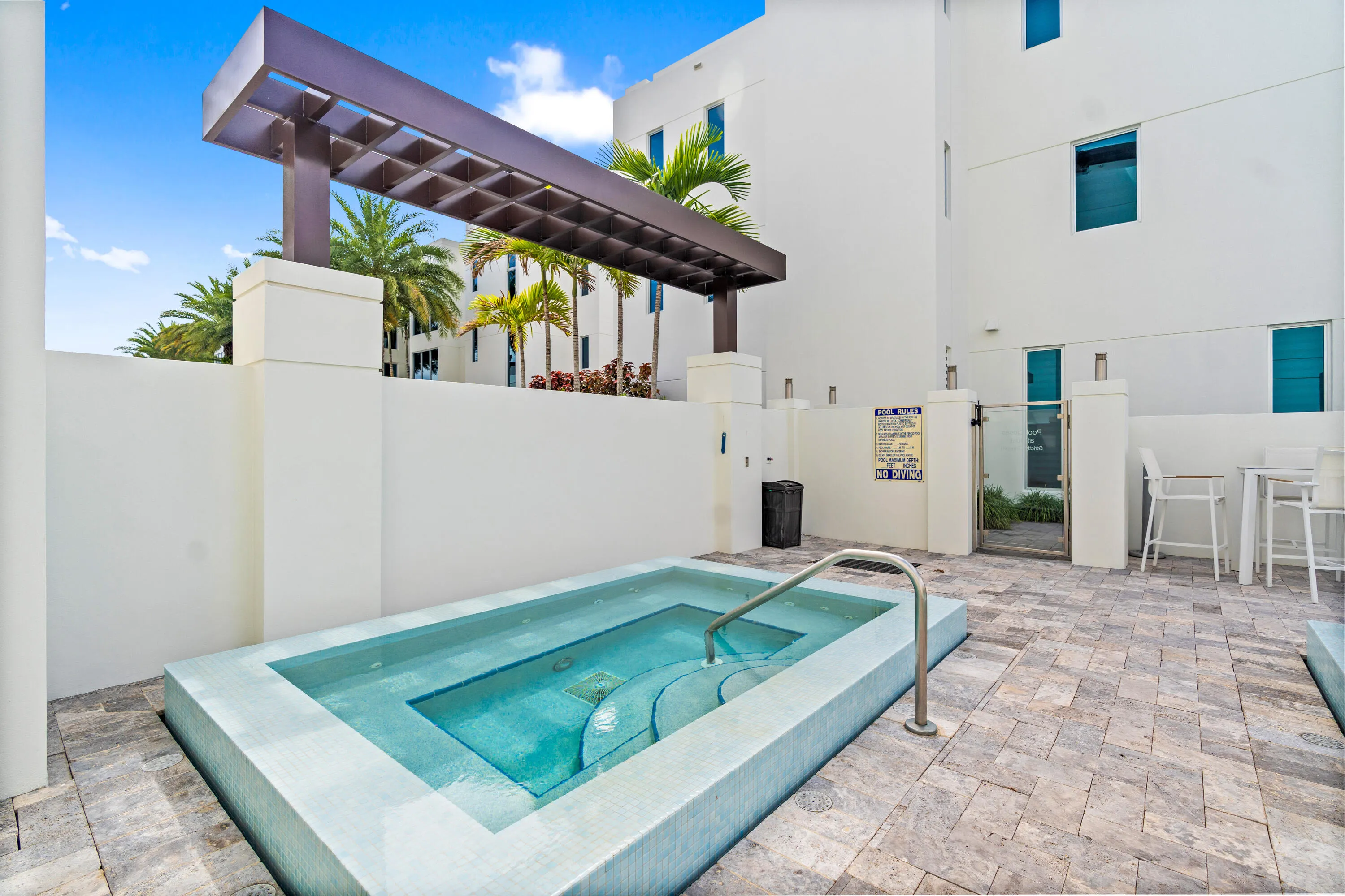 221 Shore Ct Community Pool. A remarkable luxury townhome rental that redefines upscale living in the heart of Lauderdale By The Sea. This beautifully designed 3,027 sq. ft residence features 4 spacious beds & 4 baths, making it perfect for families or those who love to entertain.The home also offers an outdoor kitchen and BBQ area, along with a private plunge pool that invites relaxation and fun. For boating enthusiasts, a boat slip is also available for rent. Easy access to a plethora of amenities, beach, dining, & entertainment.